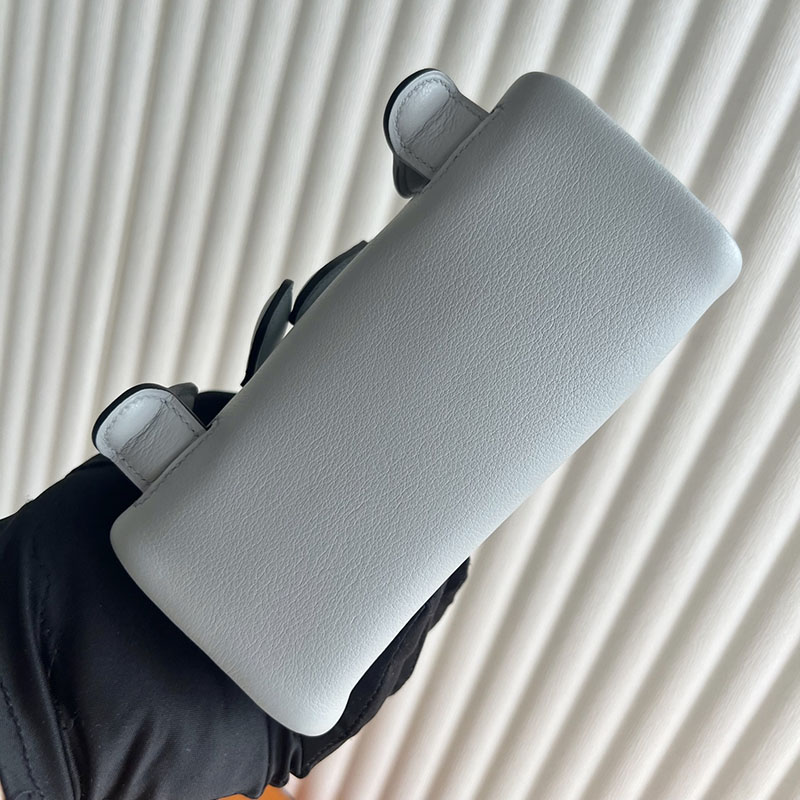 並行輸入品 HERMES ケリードール パーソナル ブルーグラシエ/ブルーブリュム スイフト シルバー金具 2521313 エルメス ケリードール 定価 - 画像 (3)