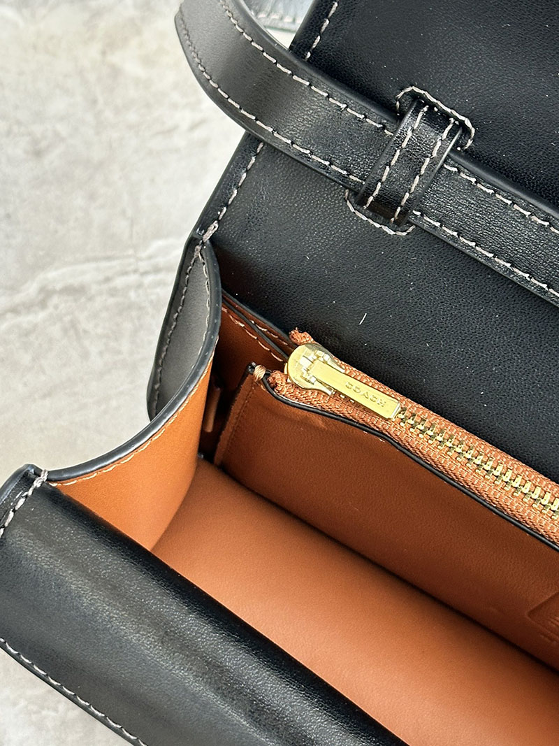 COACH CP120 B4/BK アイドル バッグ 23 ブラス/ブラック 超N品 コーチ アウトレット ショルダーバッグ - 画像 (3)