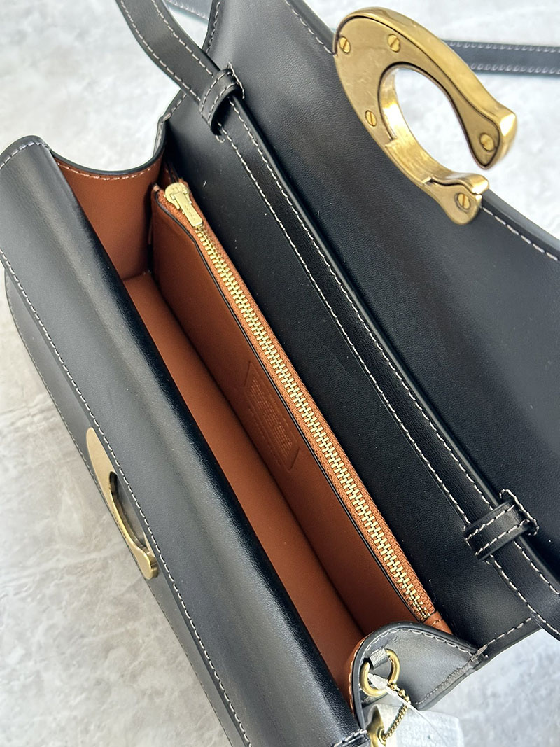 COACH CP120 B4/BK アイドル バッグ 23 ブラス/ブラック 超N品 コーチ アウトレット ショルダーバッグ - 画像 (2)