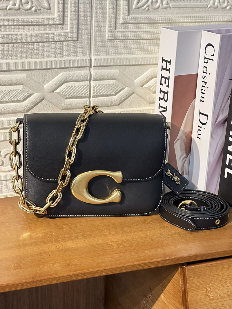 COACH CM557 B4/BK アイドル バッグ ブラス/ブラック 超N品 コーチ ショルダーバッグ 斜めがけ人気 - 画像 (5)
