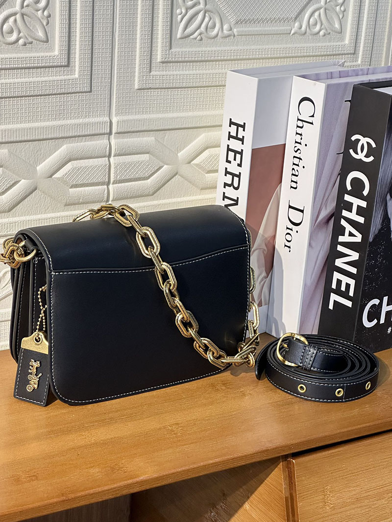 COACH CM557 B4/BK アイドル バッグ ブラス/ブラック 超N品 コーチ ショルダーバッグ 斜めがけ人気 - 画像 (4)