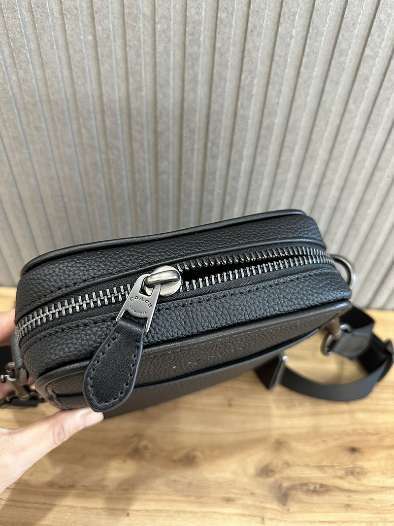 COACH CAT81 JIBLK サリバン クロスボディ バッグ ブラック 超N品 コーチ バッグ メンズ アウトレット - 画像 (3)