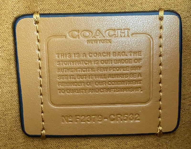 COACH CP005 IMXAQ エライザ ショルダー バッグ・シグネチャー キャンバス ウォルナット×ブラック 超N品 レディース コーチ バッグ人気 - 画像 (2)