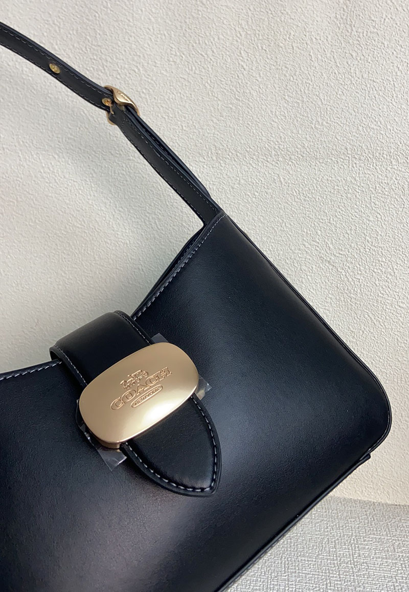 COACH CP004 IMBLK エライザ ショルダー バッグ ゴールド×ブラック 超N品 レディース コーチ バッグ 斜めがけ 人気 - 画像 (6)