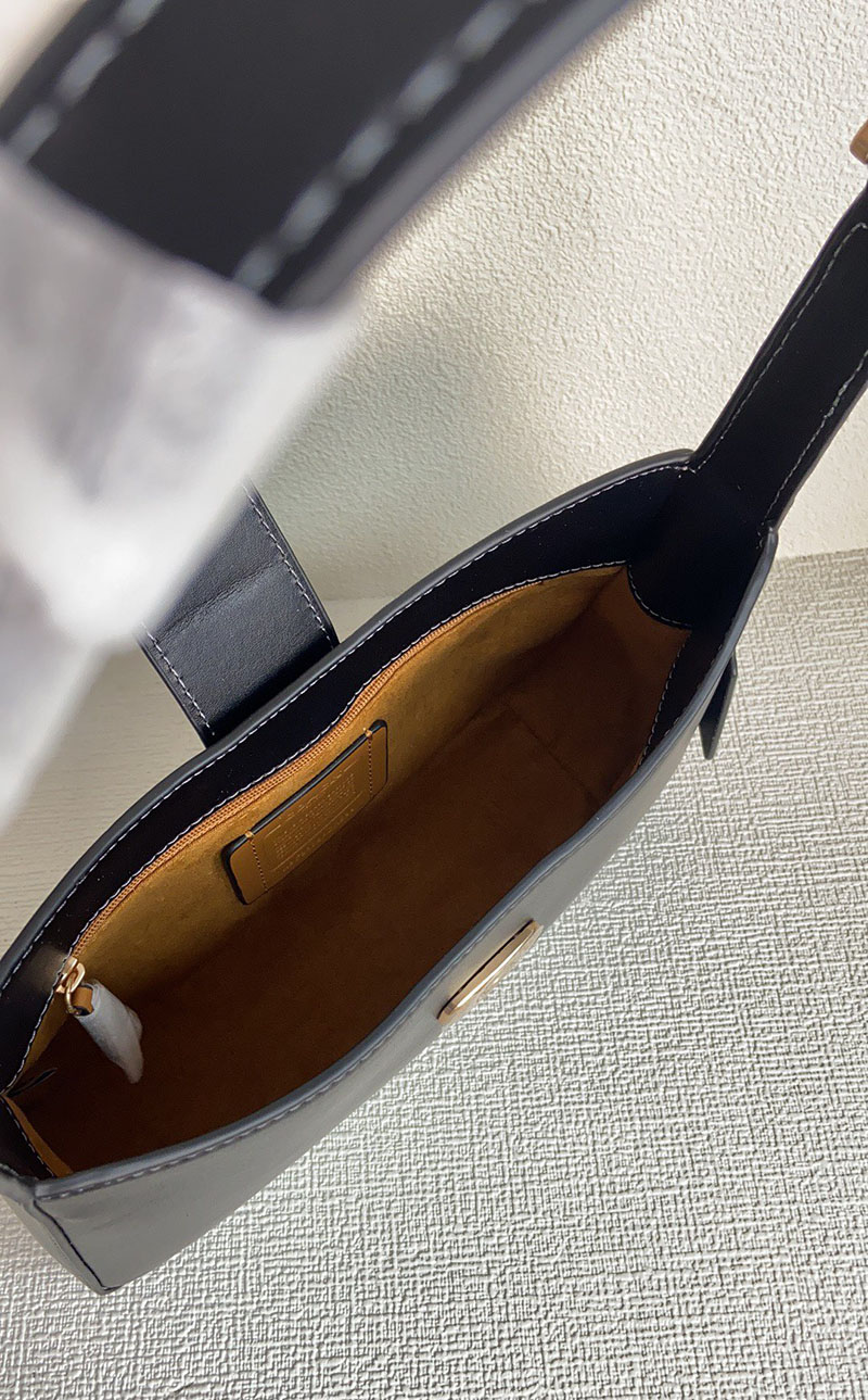 COACH CP004 IMBLK エライザ ショルダー バッグ ゴールド×ブラック 超N品 レディース コーチ バッグ 斜めがけ 人気 - 画像 (3)