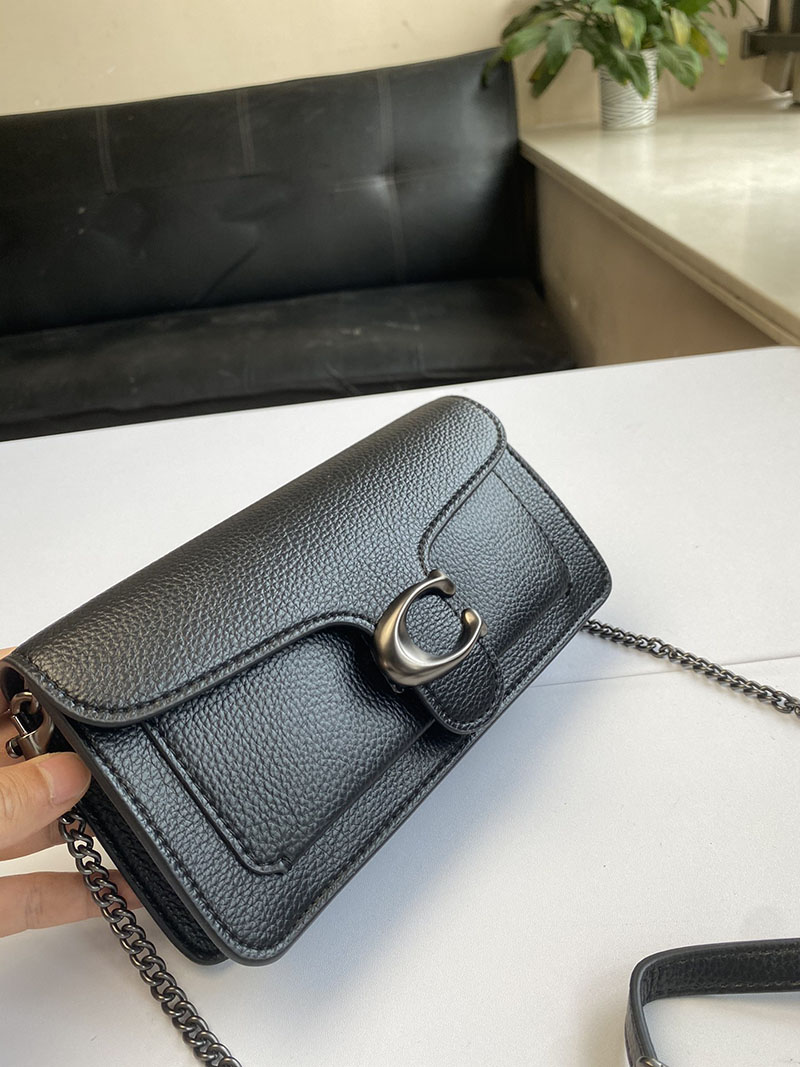 COACH CE772 SV/BK タビー チェーン クラッチ 超N品 コーチ 新作バッグ 2025 - 画像 (5)