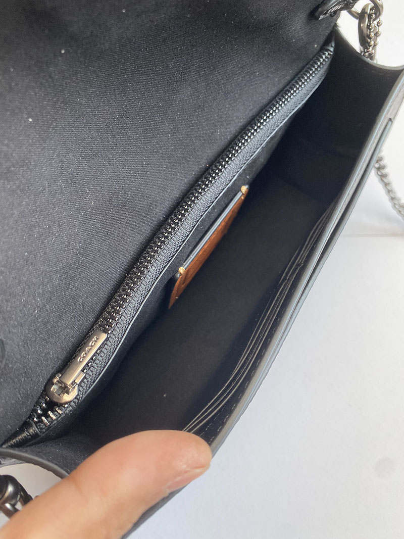 COACH CE772 SV/BK タビー チェーン クラッチ 超N品 コーチ 新作バッグ 2025 - 画像 (3)