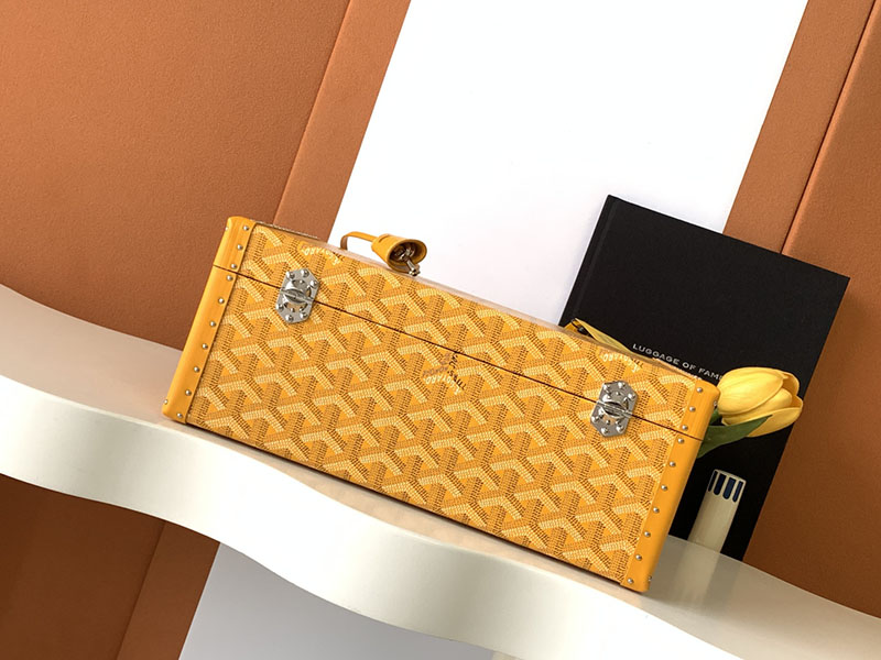 GOYARD ゴヤール ジュー・ウォッチトランク 8本用 JOUXMMT08TY08TY08P イエロー 超N品 ゴヤール 時計ケース 定価 - 画像 (8)