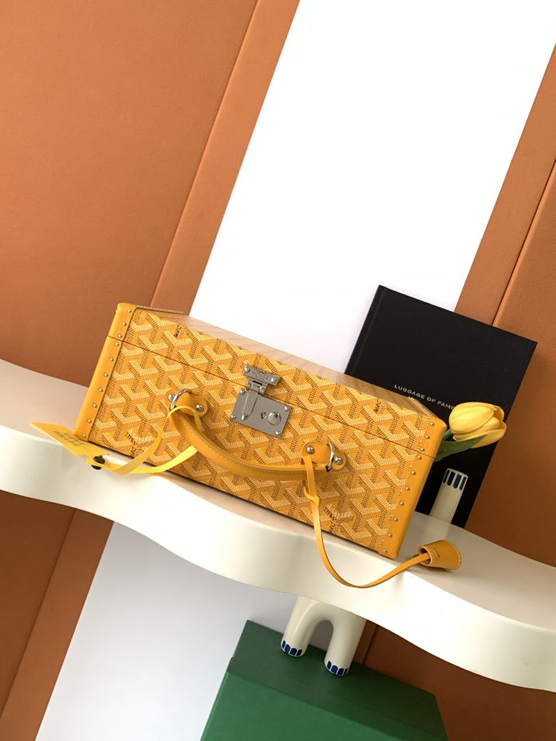 GOYARD ゴヤール ジュー・ウォッチトランク 8本用 JOUXMMT08TY08TY08P イエロー 超N品 ゴヤール 時計ケース 定価 - 画像 (7)