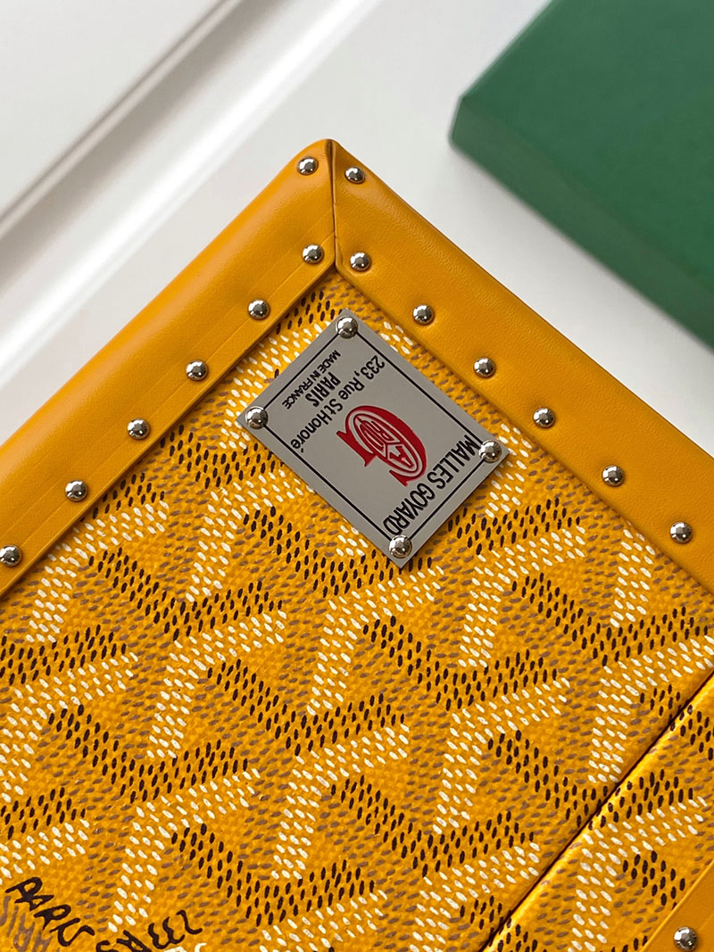 GOYARD ゴヤール ジュー・ウォッチトランク 8本用 JOUXMMT08TY08TY08P イエロー 超N品 ゴヤール 時計ケース 定価 - 画像 (4)