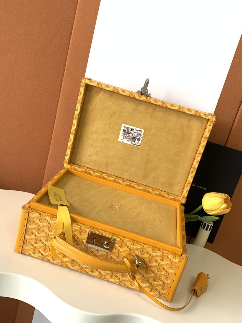 GOYARD ゴヤール ジュー・ウォッチトランク 8本用 JOUXMMT08TY08TY08P イエロー 超N品 ゴヤール 時計ケース 定価 - 画像 (3)