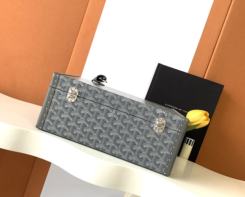 GOYARD ゴヤール ジュー・ウォッチトランク 8本用 JOUXMMT08TY51TY51P グレー 超N品 ゴヤール 時計ケース 定価 - 画像 (8)