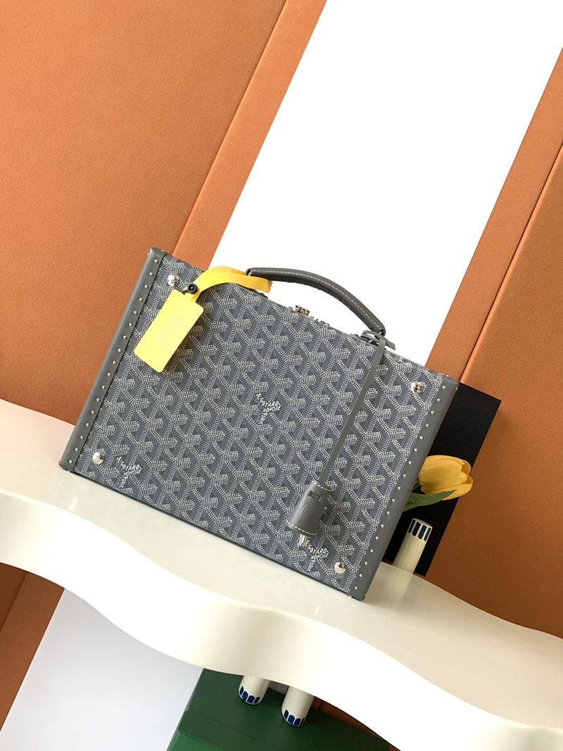 GOYARD ゴヤール ジュー・ウォッチトランク 8本用 JOUXMMT08TY51TY51P グレー 超N品 ゴヤール 時計ケース 定価 - 画像 (7)