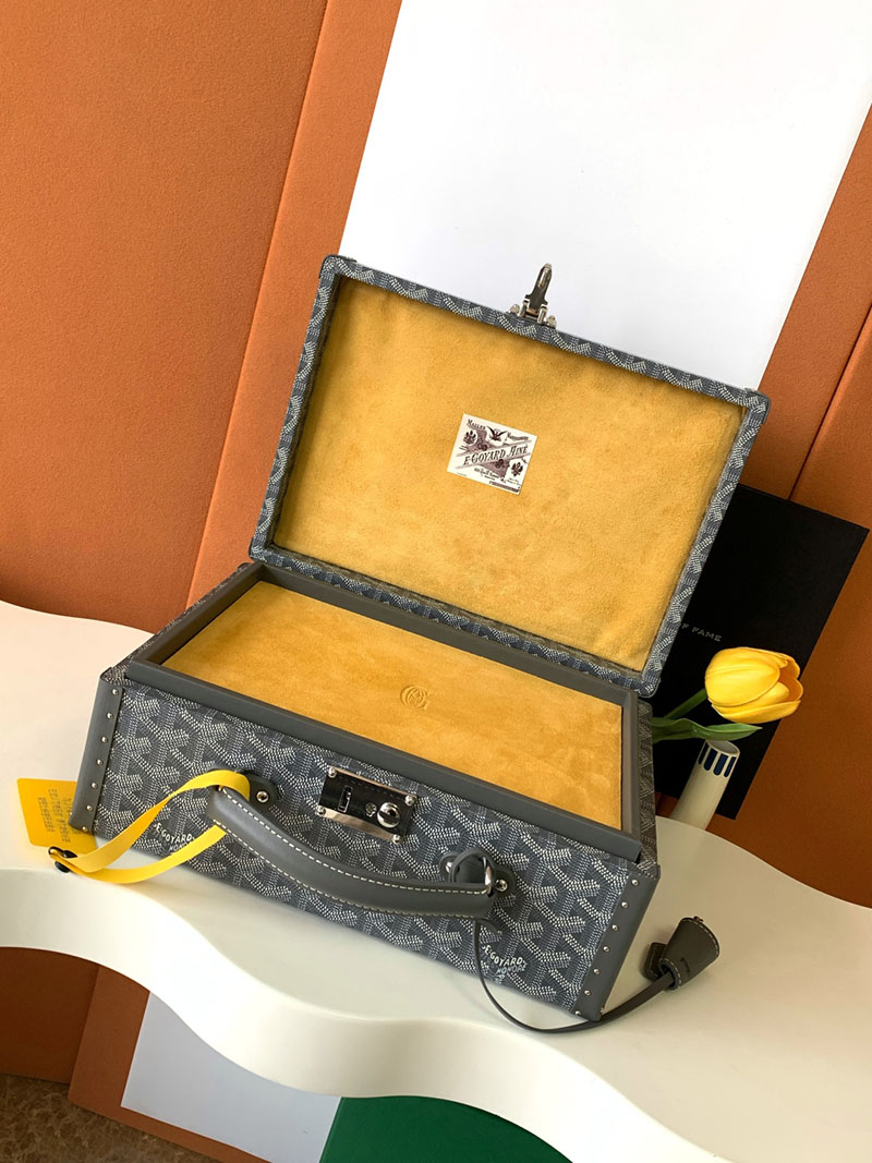GOYARD ゴヤール ジュー・ウォッチトランク 8本用 JOUXMMT08TY51TY51P グレー 超N品 ゴヤール 時計ケース 定価 - 画像 (3)