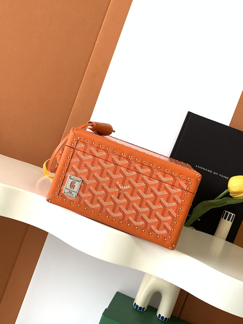 GOYARD ゴヤール ジュー・ウォッチトランク 8本用 JOUXMMT08TY07TY07P オレンジ 超N品 ゴヤール 時計ケース 定価 - 画像 (8)