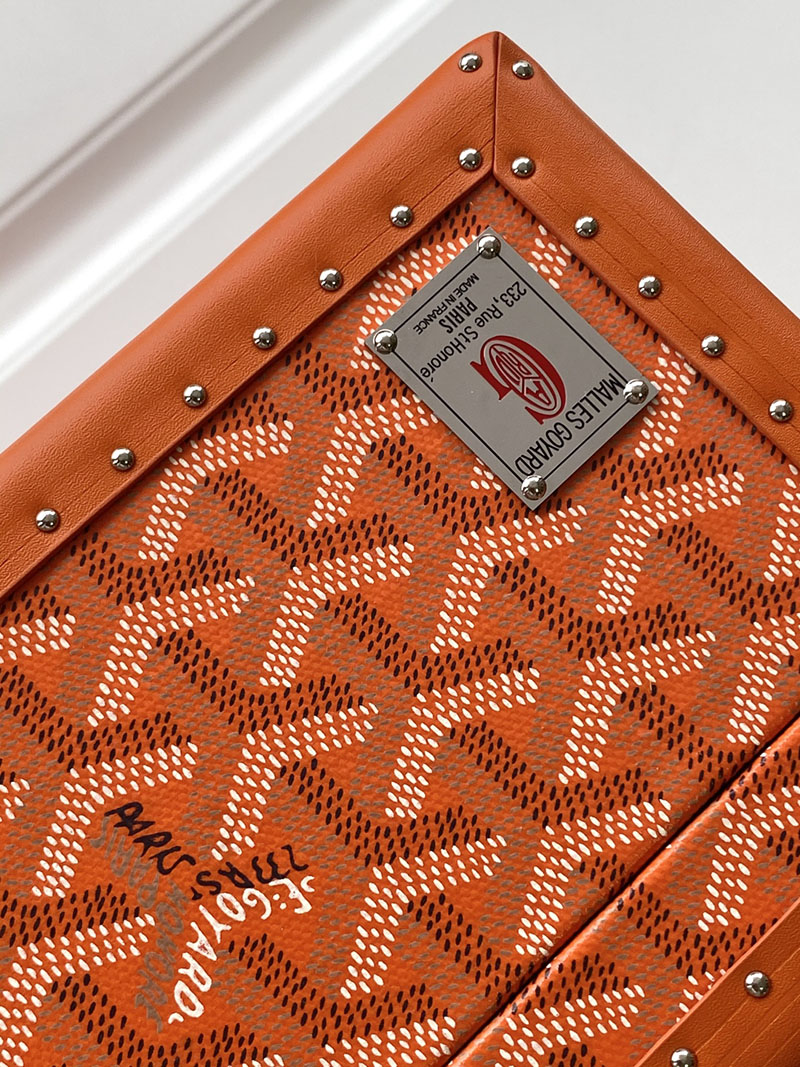 GOYARD ゴヤール ジュー・ウォッチトランク 8本用 JOUXMMT08TY07TY07P オレンジ 超N品 ゴヤール 時計ケース 定価 - 画像 (6)