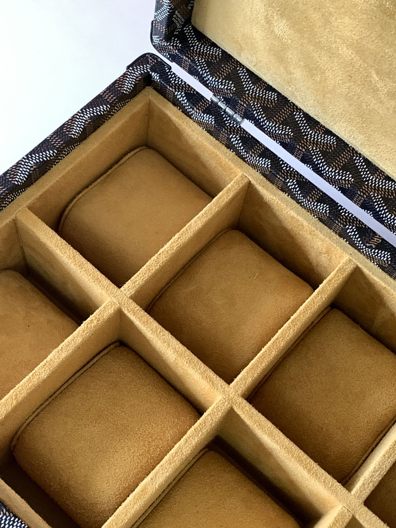 GOYARD ゴヤール ジュー・ウォッチトランク 8本用 JOUXMMT08TY01TY01P ブラック 超N品 ゴヤール 時計ケース 定価 - 画像 (2)