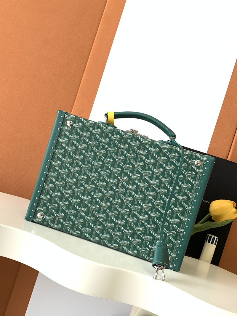 GOYARD ゴヤール ジュー・ウォッチトランク 8本用 JOUXMMT08TY09TY09P グリーン 超N品 ゴヤール 時計ケース 定価 - 画像 (9)