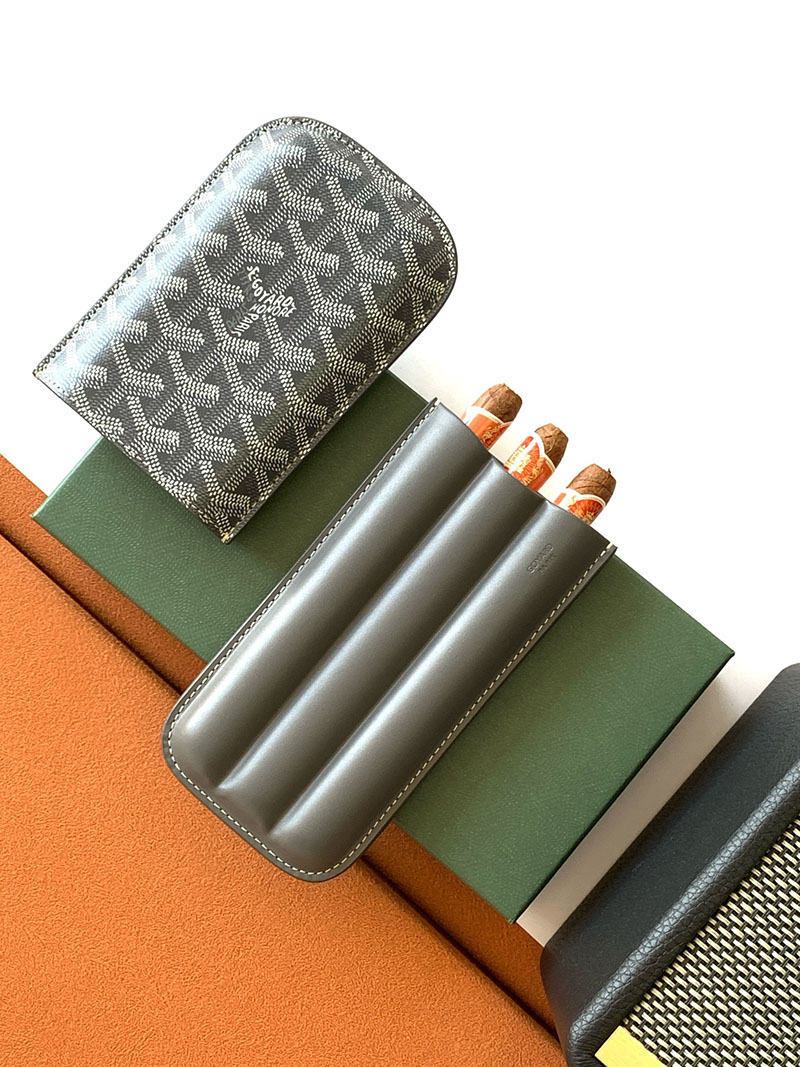 GOYARD ゴヤール チャーチル シガーケース3本用 CHURCHMMLTY51CL51X グレー 超N品 ゴヤール アウトレット店舗 - 画像 (9)