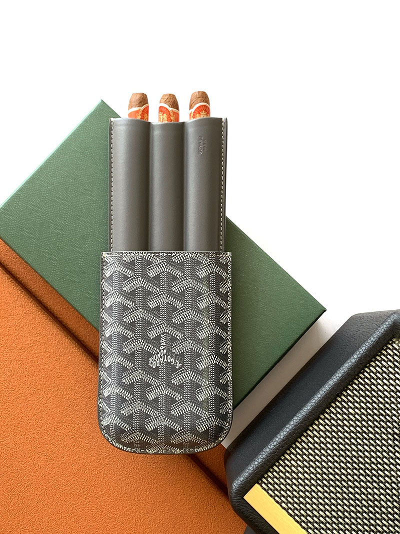 GOYARD ゴヤール チャーチル シガーケース3本用 CHURCHMMLTY51CL51X グレー 超N品 ゴヤール アウトレット店舗 - 画像 (4)