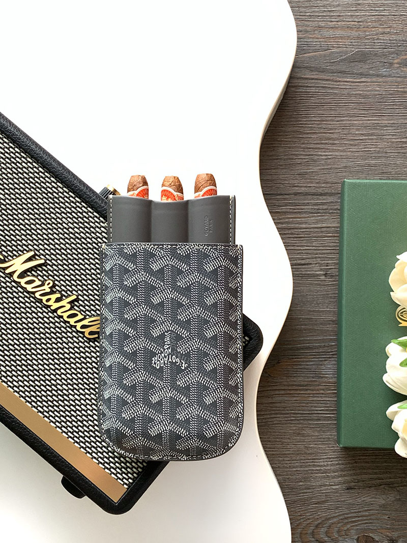 GOYARD ゴヤール チャーチル シガーケース3本用 CHURCHMMLTY51CL51X グレー 超N品 ゴヤール アウトレット店舗 - 画像 (3)
