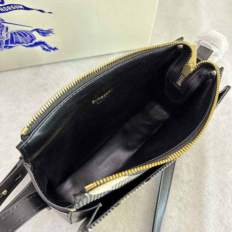 Burberry バーバリー スニップ クロスボディバッグ 81033741 ブラック 超N品 バーバリー ミニショルダーバッグ - 画像 (2)
