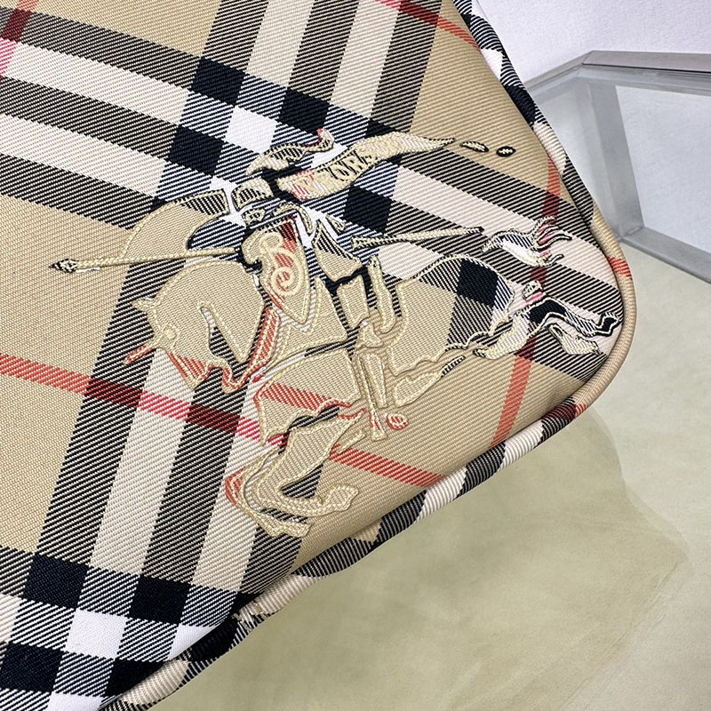 Burberry バーバリー チェック クロスボディバッグ 80913201 サンド 超N品 斜 めがけ バッグ クロス ボディ バッグ メンズ - 画像 (8)