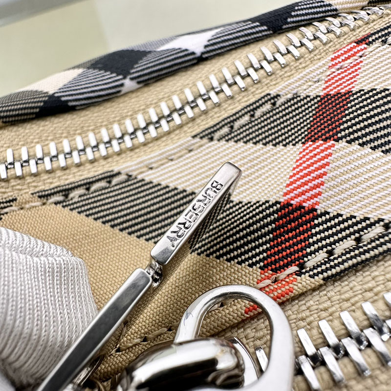 Burberry バーバリー チェック クロスボディバッグ 80913201 サンド 超N品 斜 めがけ バッグ クロス ボディ バッグ メンズ - 画像 (7)