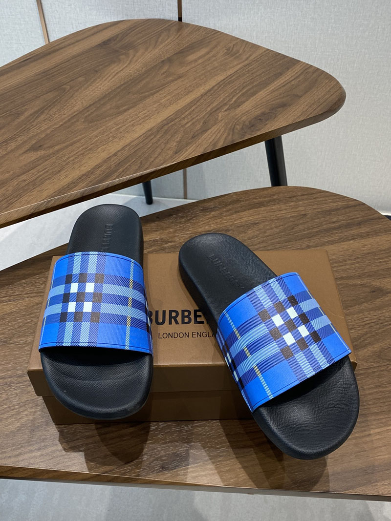 最高級バーバリースーパーコピー バーバリーサンダルコピー チェック スライド 81127421 ヒヤシンス N品 バーバリー サンダル メンズ - 画像 (7)