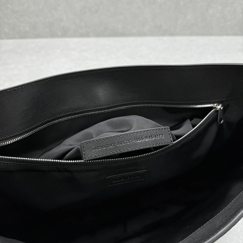 バレンシアガ アウトレット BALENCIAGA GRUNGY ミディアム メッセンジャーバッグ 8057372ABAS1000 ブラック カーフスキン バレンシアガ バッグ メンズショルダー - 画像 (2)