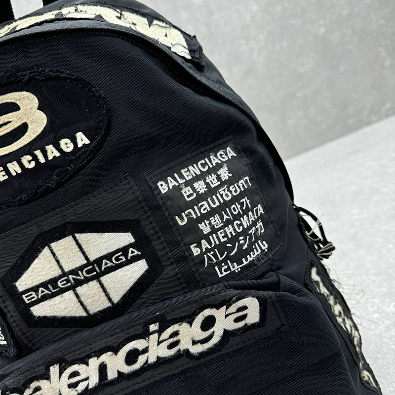 バレンシアガ アウトレット BALENCIAGA EXPLORER バックパック 5032212AAAU1000 ブラック ポリアミド バレンシアガ リュック アウトレット - 画像 (3)