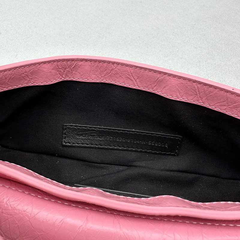 バレンシアガ アウトレット BALENCIAGA Le Cagole スリングバッグ スモール 7716402AA6T5826 ピンク ラムスキン バレンシアガ バッグ アウトレット - 画像 (3)