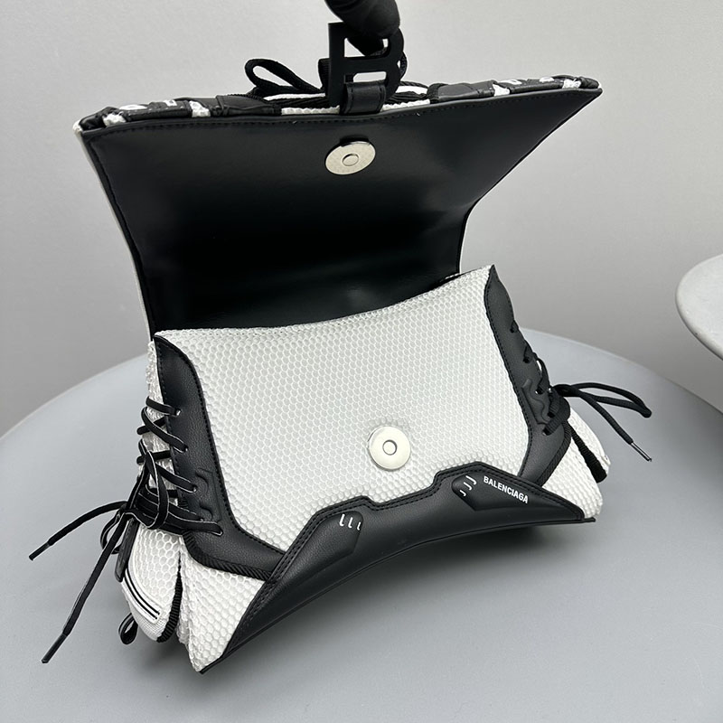 バレンシアガ アウトレット BALENCIAGA SNEAKERHEAD スモール TOP HANDLE バッグ 6617232X50Y1090 ホワイト ポリエステル バレンシアガ バッグ アウトレット - 画像 (5)