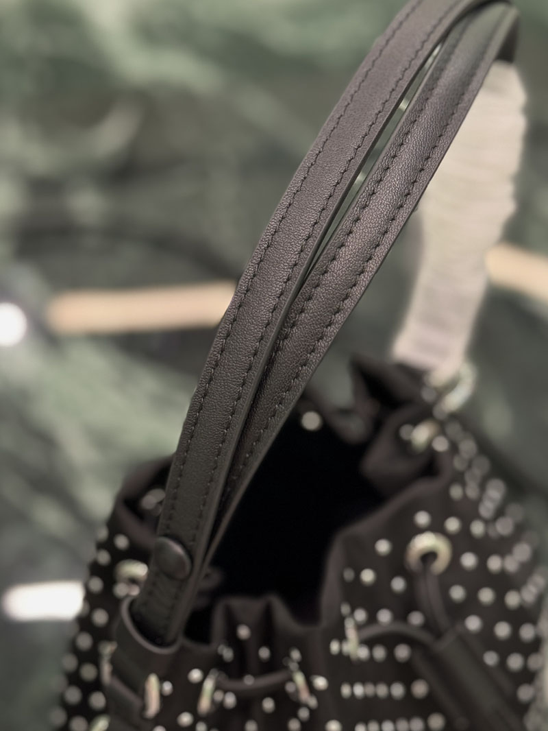 プラダ アウトレット PRADA Re-Edition 1978 Re-Nylon ミニバッグ 1BE067_2HGV_F0002 ブラック H品 プラダ バケットバッグ - 画像 (4)