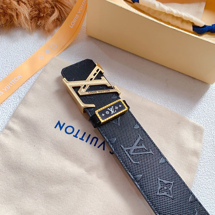 最高級ルイヴィトンスーパーコピー ルイヴィトンベルトコピー サンチュール LV イニシャル タイガ ノワール 2523081 ルイヴィトン ベルト 穴あけ - 画像 (4)