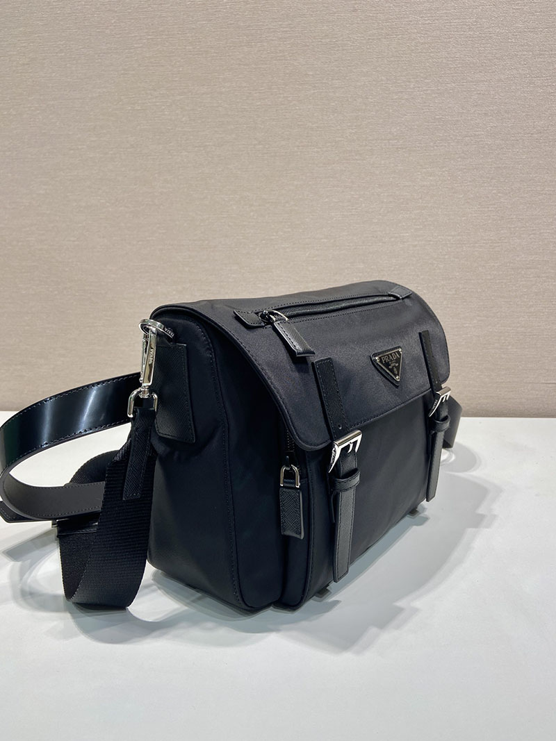 プラダ アウトレット PRADA Re-Nylon ショルダーバッグ 1BD953_RV44_F0002_V_B1M ブラック H品 プラダ ナイロンバッグ メンズ - 画像 (9)
