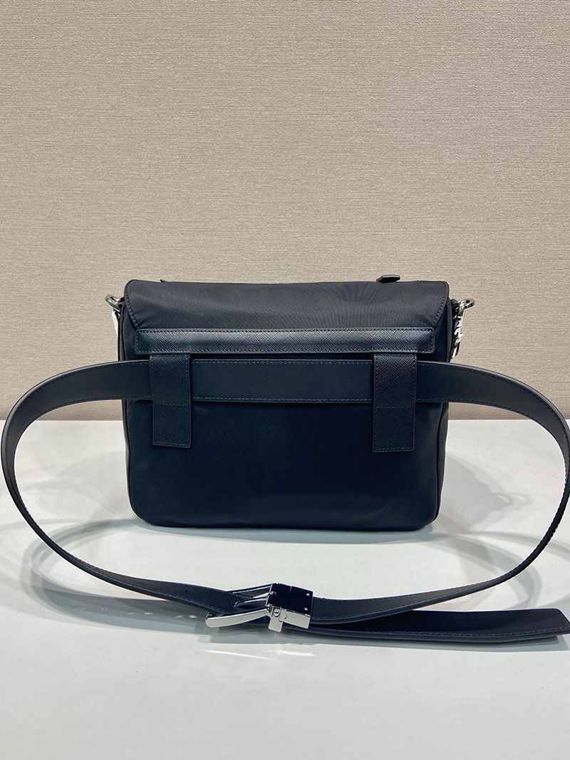 プラダ アウトレット PRADA Re-Nylon ショルダーバッグ 1BD953_RV44_F0002_V_B1M ブラック H品 プラダ ナイロンバッグ メンズ - 画像 (7)