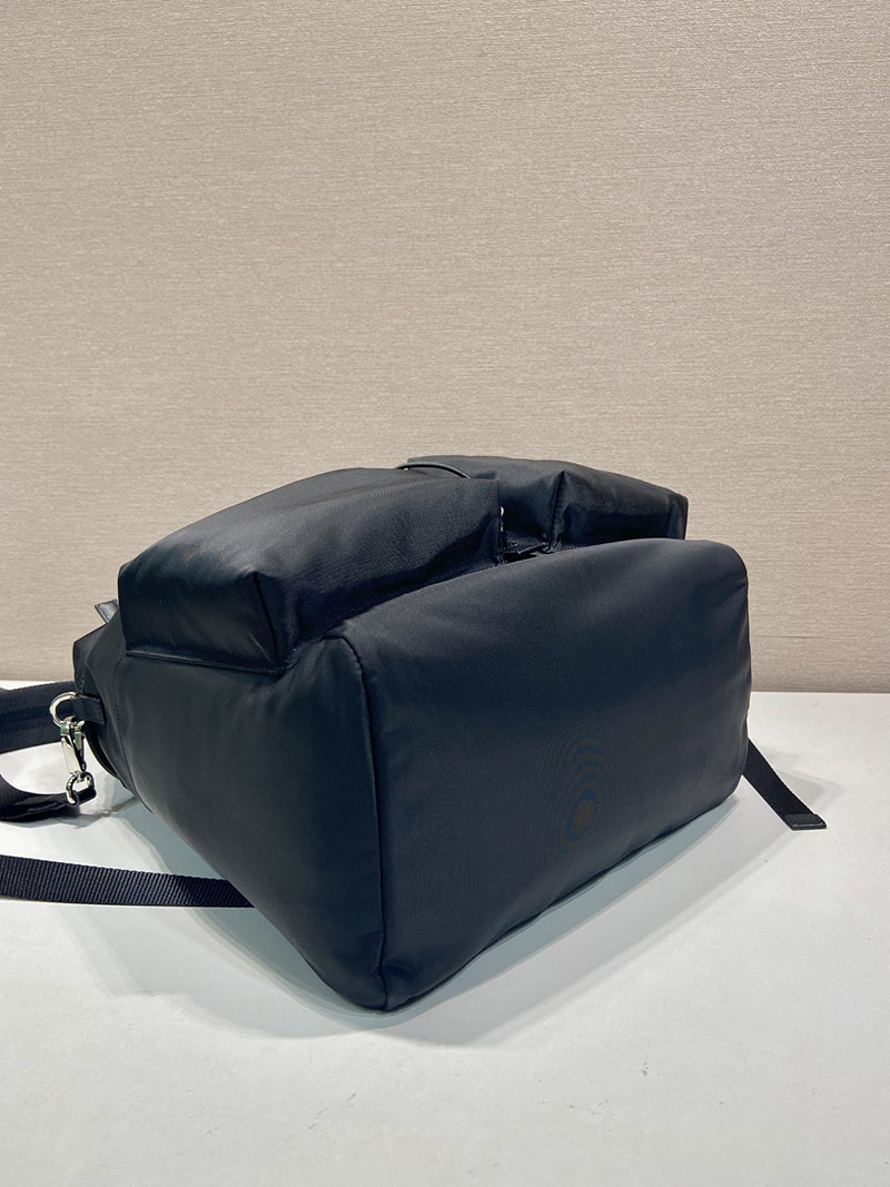プラダ アウトレット PRADA Re-Nylon xレザー バックパック 2VZ108_2DW3_F0002_V_DYO ブラック H品 プラダ バックパック ナイロン - 画像 (7)