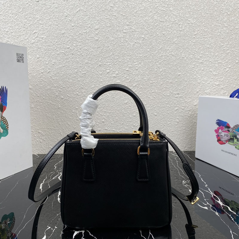 プラダ アウトレット PRADA ガレリア サフィアーノレザー ミニバッグ 1BA906_NZV_F0002_V_EOM ブラック H品 プラダ キャンバストート 新作 - 画像 (9)