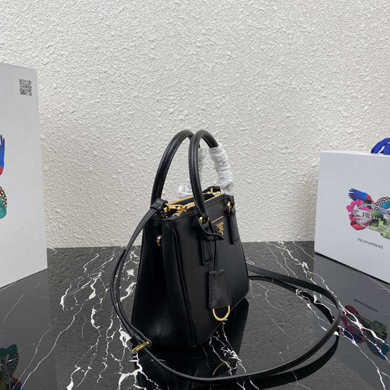 プラダ アウトレット PRADA ガレリア サフィアーノレザー ミニバッグ 1BA906_NZV_F0002_V_EOM ブラック H品 プラダ キャンバストート 新作 - 画像 (8)
