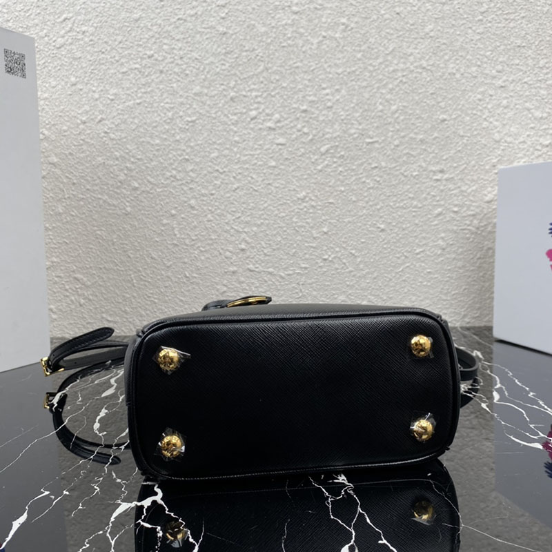 プラダ アウトレット PRADA ガレリア サフィアーノレザー ミニバッグ 1BA906_NZV_F0002_V_EOM ブラック H品 プラダ キャンバストート 新作 - 画像 (6)