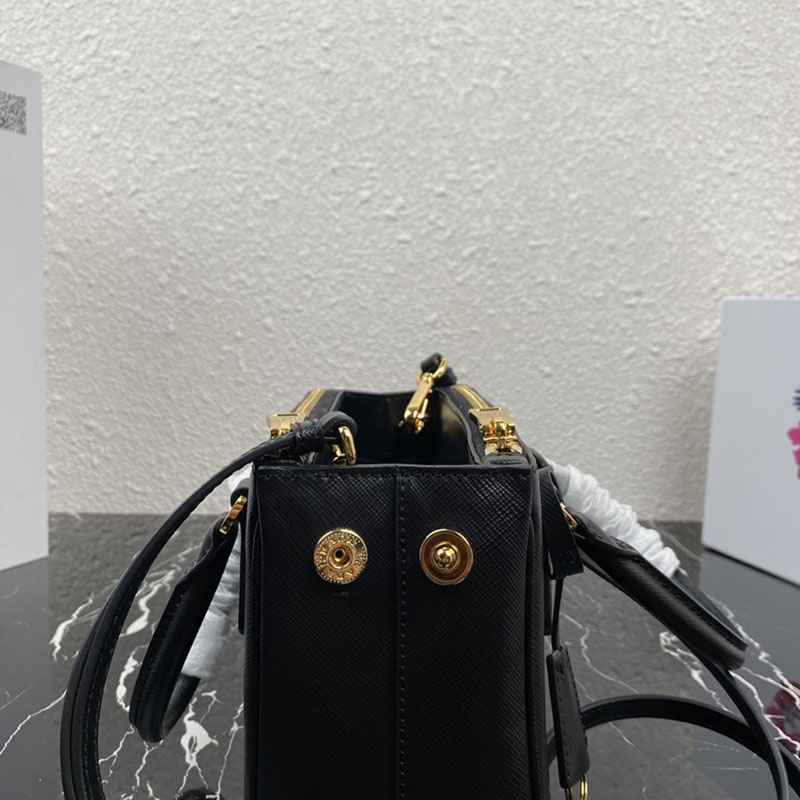 プラダ アウトレット PRADA ガレリア サフィアーノレザー ミニバッグ 1BA906_NZV_F0002_V_EOM ブラック H品 プラダ キャンバストート 新作 - 画像 (4)