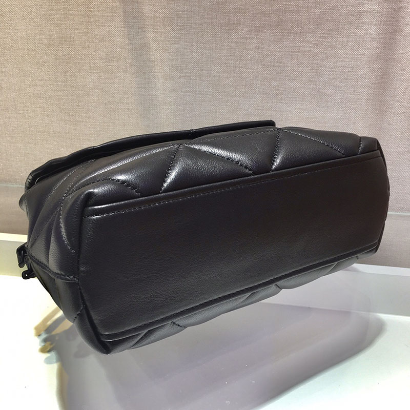 プラダ アウトレット PRADA チェーンショルダーバッグ スペクトラム ナッパレザー 1BD233_2DF0_F0002 ブラック H品 プラダ ミニショルダー 黒 レディース - 画像 (5)