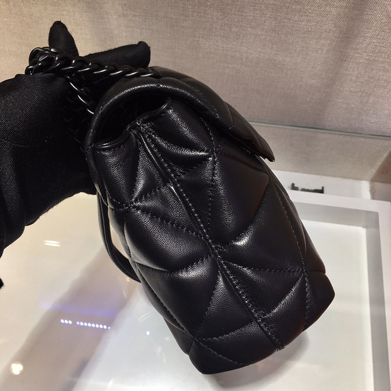 プラダ アウトレット PRADA チェーンショルダーバッグ スペクトラム ナッパレザー 1BD233_2DF0_F0002 ブラック H品 プラダ ミニショルダー 黒 レディース - 画像 (4)