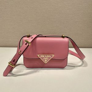 プラダ ショルダーバッグ ピンク サフィアーノ