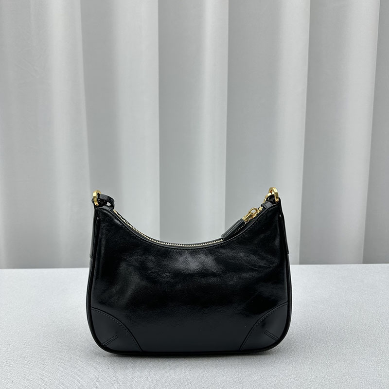 プラダ アウトレット PRADA Re-Edition 2005 ナプラックパテントレザー バッグ 1BH204_2DNT_F0002_V_WRS ブラック H品 プラダ アウトレット バッグ 新作 - 画像 (8)
