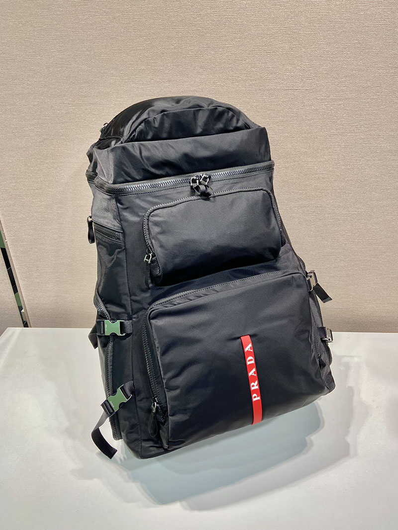 プラダ アウトレット PRADA テクニカルファブリック スキーブーツ バックパック 2VZ086_2DUH_F0002_V_OOO ブラック H品 ナイロン プラダ リュック メンズ - 画像 (9)