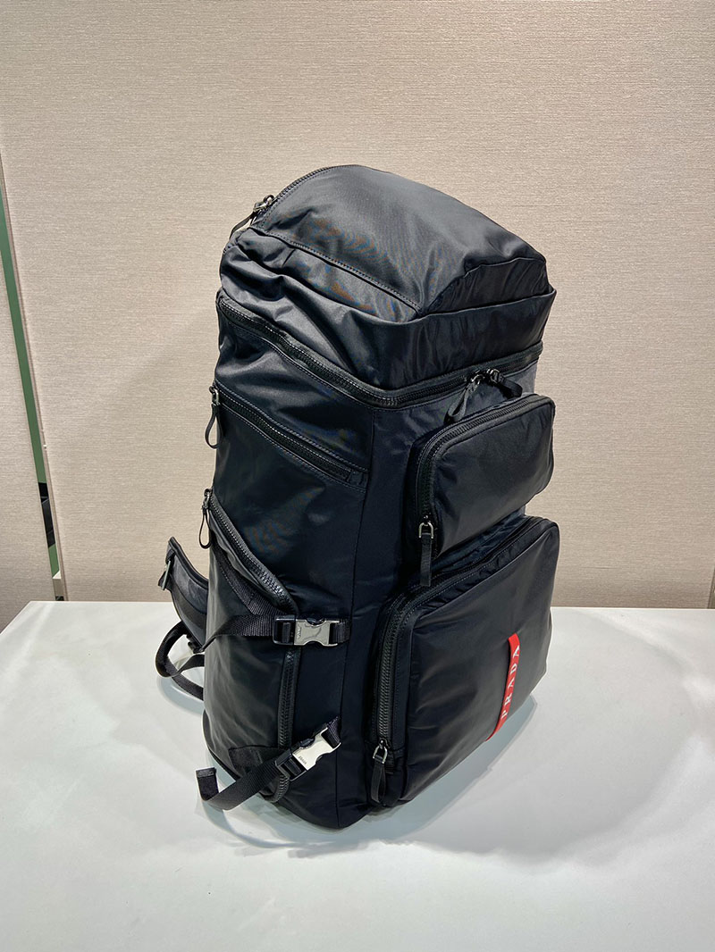 プラダ アウトレット PRADA テクニカルファブリック スキーブーツ バックパック 2VZ086_2DUH_F0002_V_OOO ブラック H品 ナイロン プラダ リュック メンズ - 画像 (8)