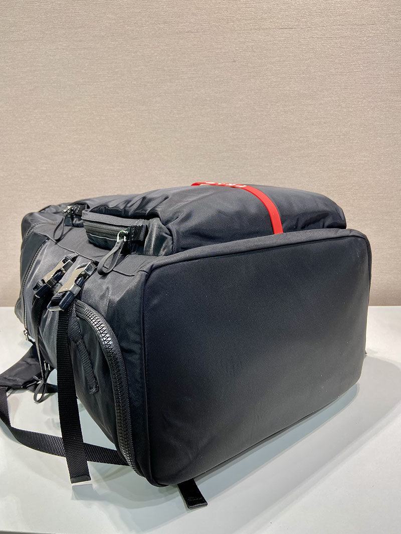 プラダ アウトレット PRADA テクニカルファブリック スキーブーツ バックパック 2VZ086_2DUH_F0002_V_OOO ブラック H品 ナイロン プラダ リュック メンズ - 画像 (4)
