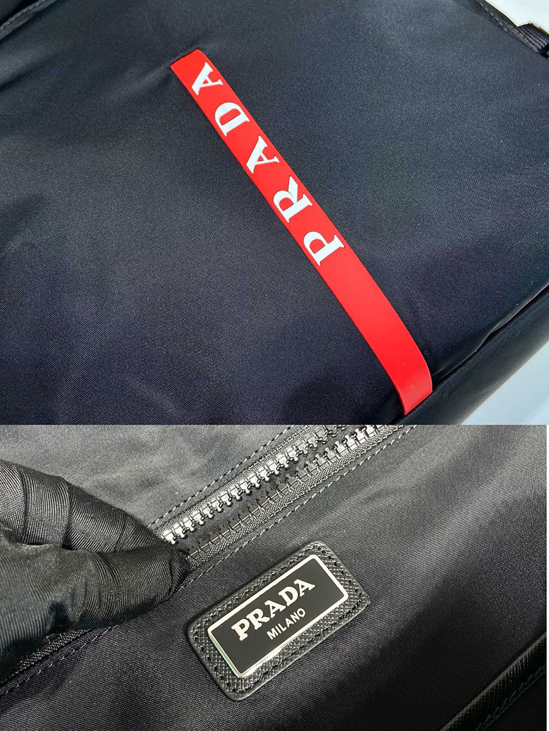 プラダ アウトレット PRADA テクニカルファブリック スキーブーツ バックパック 2VZ086_2DUH_F0002_V_OOO ブラック H品 ナイロン プラダ リュック メンズ - 画像 (2)